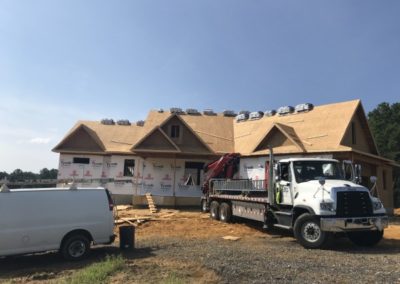 complex roof installation