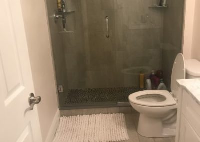 toliet and shower